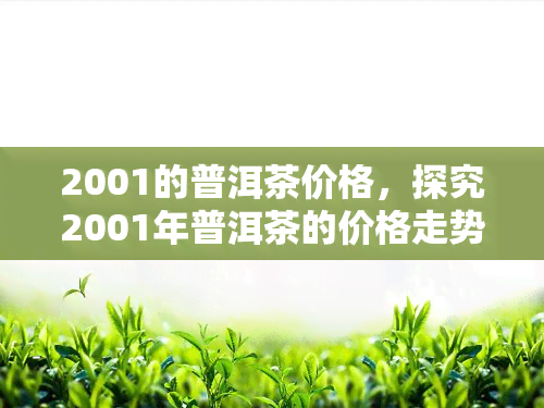 2001的普洱茶价格，探究2001年普洱茶的价格走势与收藏价值