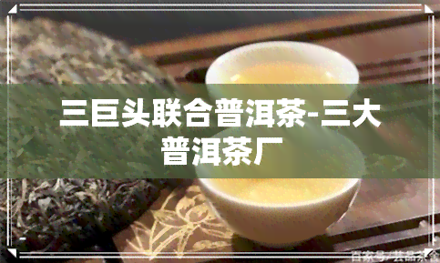 三巨头联合普洱茶-三大普洱茶厂