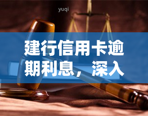 建行信用卡逾期利息，深入了解建行信用卡逾期利息，避免额外负担