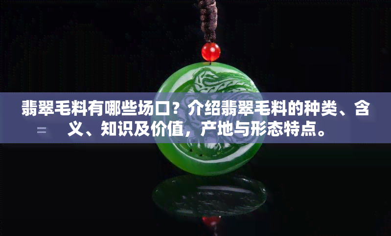 翡翠毛料有哪些场口？介绍翡翠毛料的种类、含义、知识及价值，产地与形态特点。