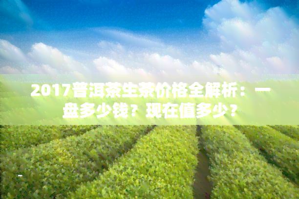 2017普洱茶生茶价格全解析：一盘多少钱？现在值多少？