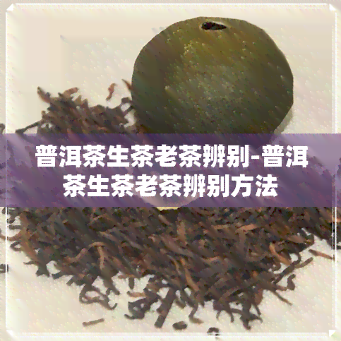 普洱茶生茶老茶辨别-普洱茶生茶老茶辨别方法