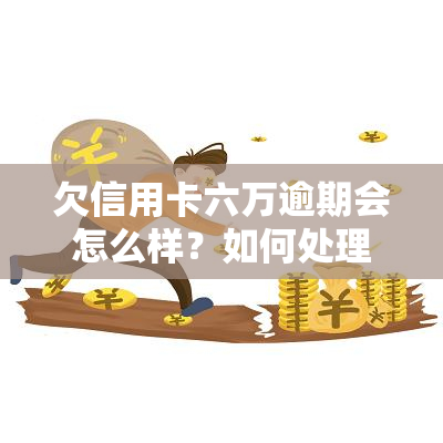 欠信用卡六万逾期会怎么样？如何处理欠款，不还款会坐牢吗？