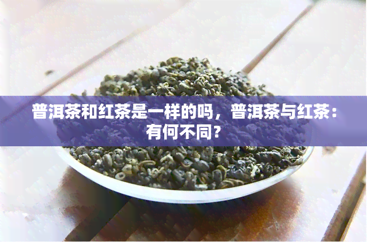 普洱茶和红茶是一样的吗，普洱茶与红茶：有何不同？