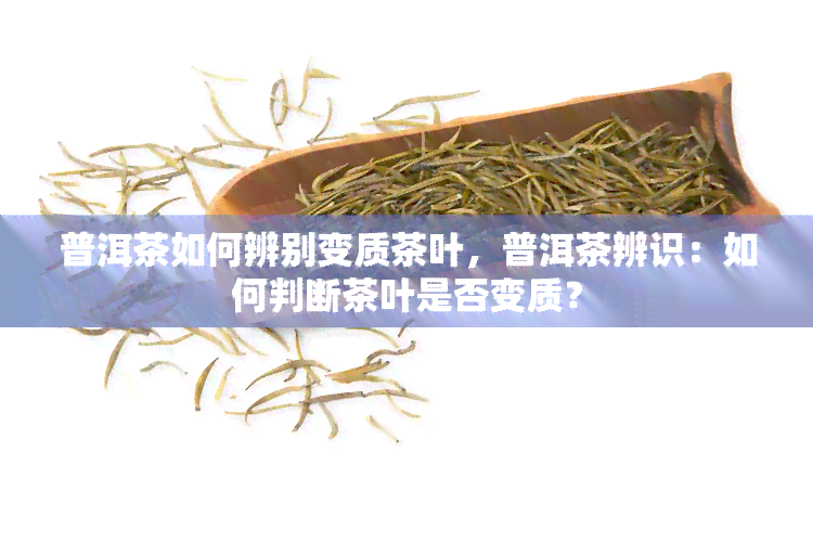 普洱茶如何辨别变质茶叶，普洱茶辨识：如何判断茶叶是否变质？