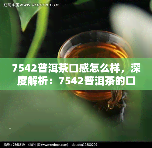 7542普洱茶口感怎么样，深度解析：7542普洱茶的口感特点与品鉴方法