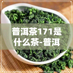 普洱茶171是什么茶-普洱茶1701什么意思