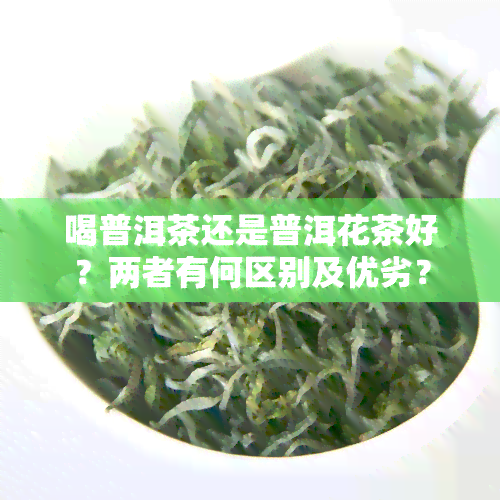 喝普洱茶还是普洱花茶好？两者有何区别及优劣？