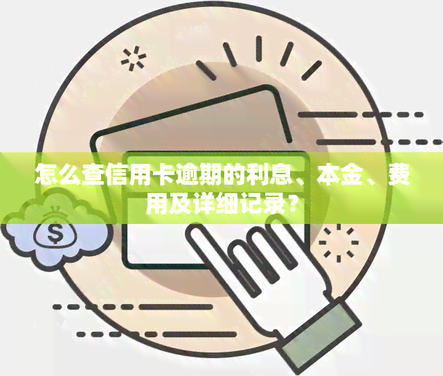 怎么查信用卡逾期的利息、本金、费用及详细记录？