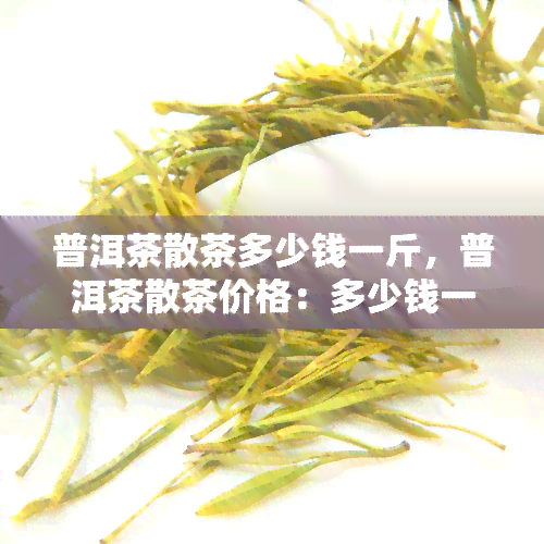 普洱茶散茶多少钱一斤，普洱茶散茶价格：多少钱一斤？