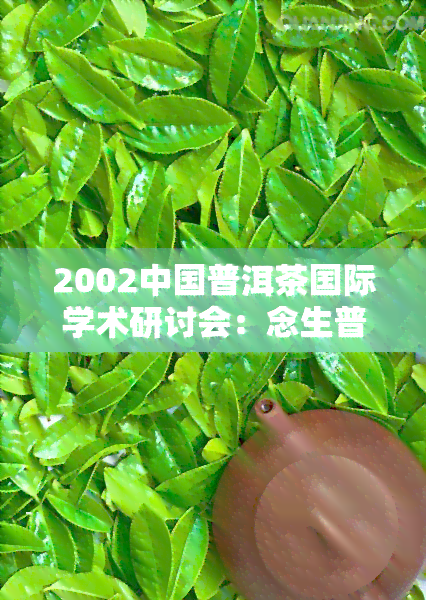 2002中国普洱茶国际学术研讨会：念生普，质量评比，首次国际会与2020年国际普洱茶节