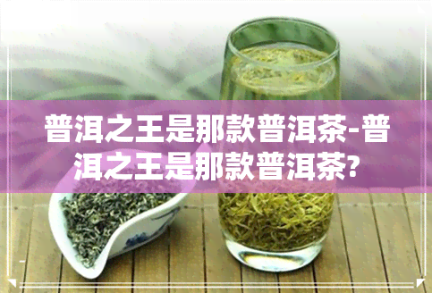 普洱之王是那款普洱茶-普洱之王是那款普洱茶?