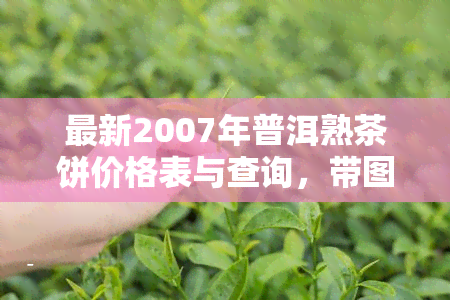 最新2007年普洱熟茶饼价格表与查询，带图展示