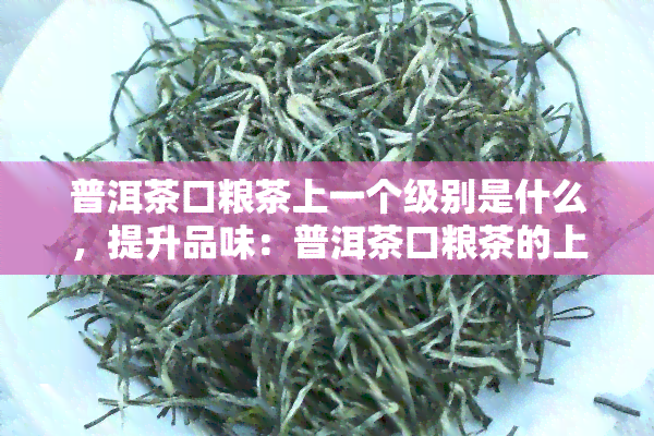 普洱茶口粮茶上一个级别是什么，提升品味：普洱茶口粮茶的上级别是什么？