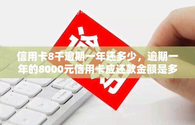 信用卡8千逾期一年还多少，逾期一年的8000元信用卡应还款金额是多少？