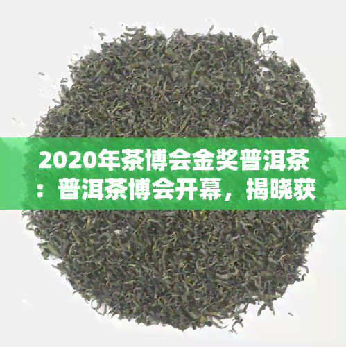 2020年茶博会金奖普洱茶：普洱茶博会开幕，揭晓获奖产品名单