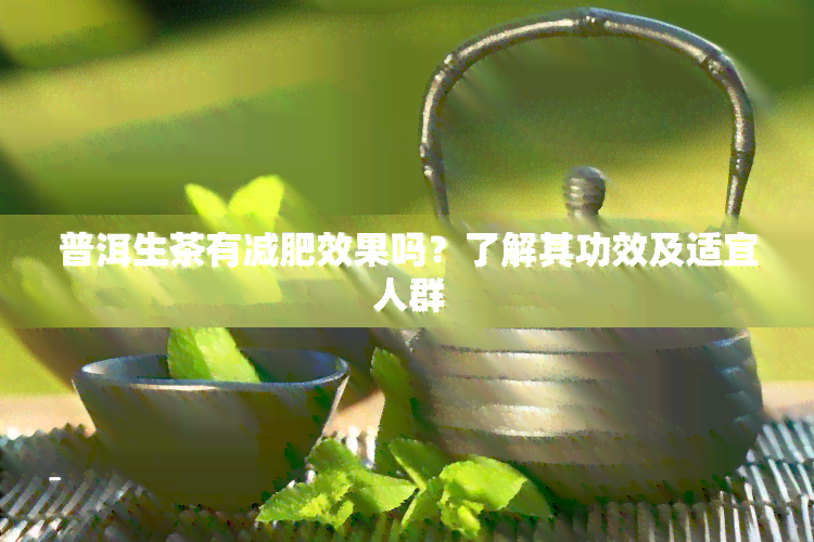 普洱生茶有减肥效果吗？了解其功效及适宜人群