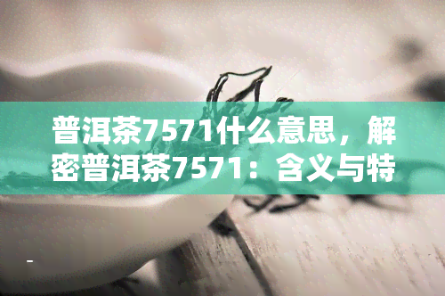 普洱茶7571什么意思，解密普洱茶7571：含义与特点解析