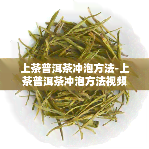 上茶普洱茶冲泡方法-上茶普洱茶冲泡方法视频