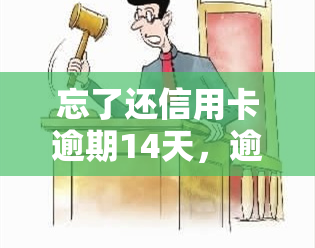 忘了还信用卡逾期14天，逾期14天！千万记住还款，否则……