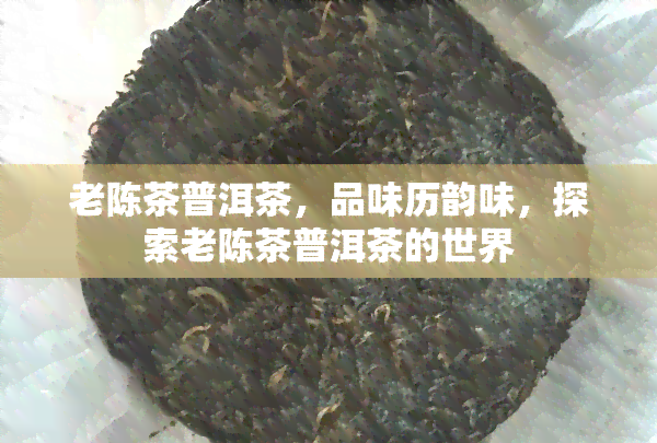 老陈茶普洱茶，品味历韵味，探索老陈茶普洱茶的世界