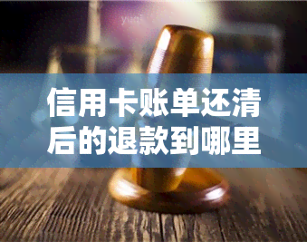 信用卡账单还清后的退款到哪里，信用卡账单还清后，退款将退回到哪里？