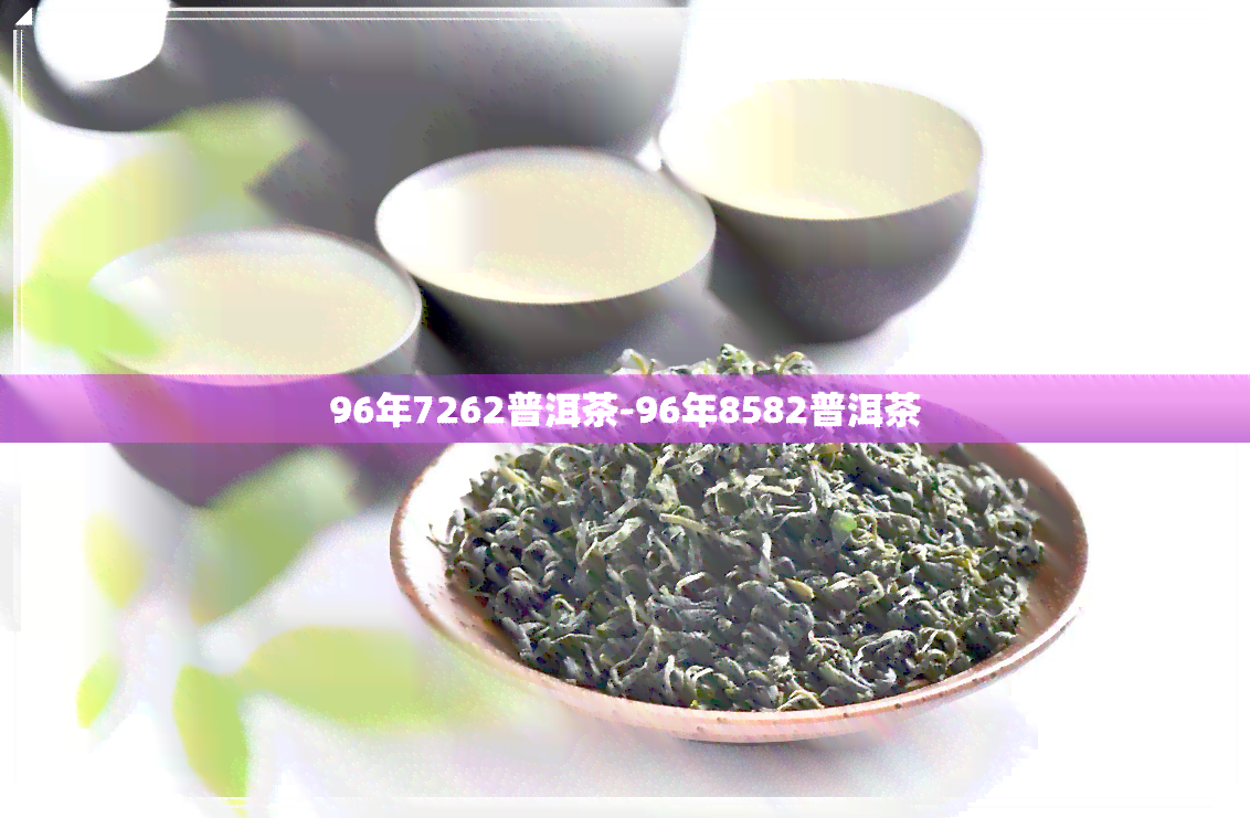 96年7262普洱茶-96年8582普洱茶