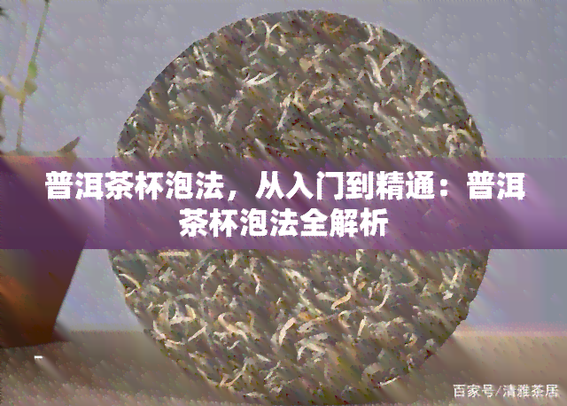 普洱茶杯泡法，从入门到精通：普洱茶杯泡法全解析