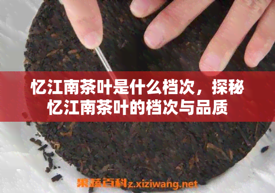 忆江南茶叶是什么档次，探秘忆江南茶叶的档次与品质