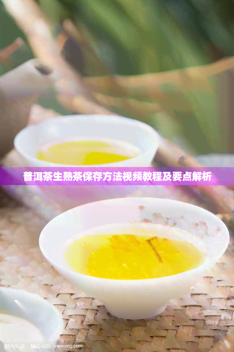 普洱茶生熟茶保存方法视频教程及要点解析