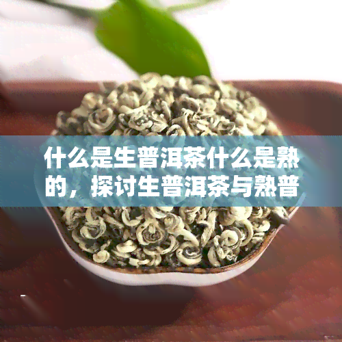 什么是生普洱茶什么是熟的，探讨生普洱茶与熟普洱茶的区别：从定义到品尝体验