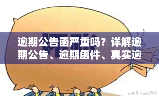 逾期公告函严重吗？详解逾期公告、逾期函件、真实逾期通告函短信及逾期告知函如何撰写，以及逾期公示的相关知识