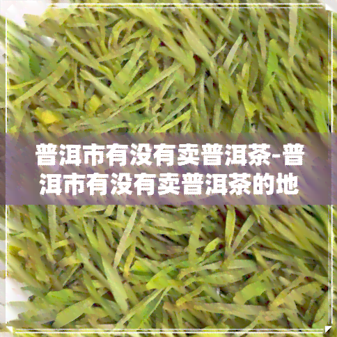 普洱市有没有卖普洱茶-普洱市有没有卖普洱茶的地方