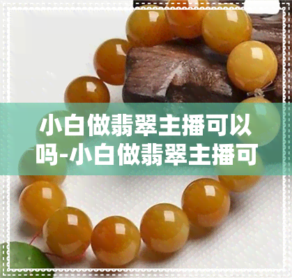 小白做翡翠主播可以吗-小白做翡翠主播可以吗赚钱吗