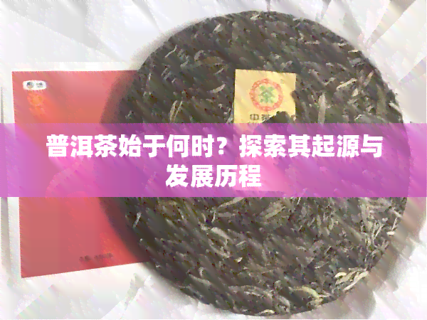 普洱茶始于何时？探索其起源与发展历程