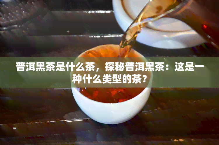 普洱黑茶是什么茶，探秘普洱黑茶：这是一种什么类型的茶？