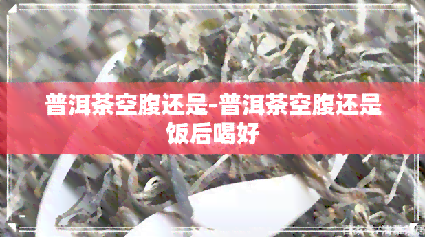 普洱茶空腹还是-普洱茶空腹还是饭后喝好