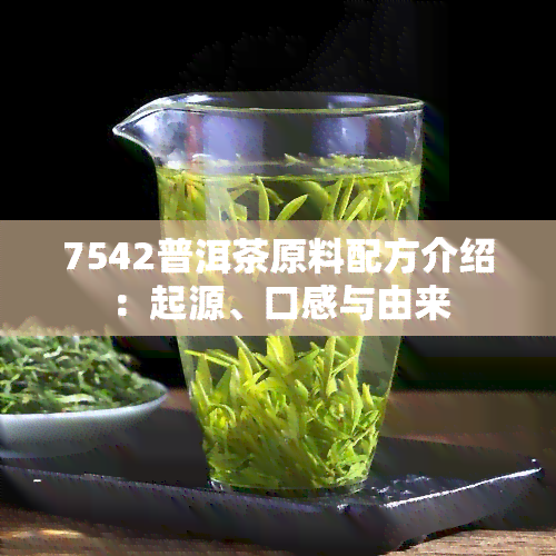 7542普洱茶原料配方介绍：起源、口感与由来