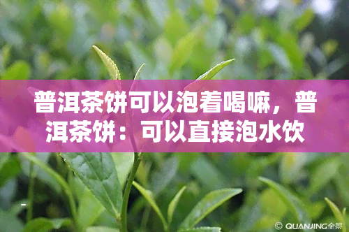 普洱茶饼可以泡着喝嘛，普洱茶饼：可以直接泡水饮用吗？