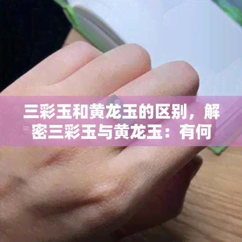 三彩玉和黄龙玉的区别，解密三彩玉与黄龙玉：有何不同之处？