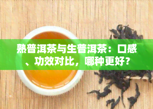 熟普洱茶与生普洱茶：口感、功效对比，哪种更好？