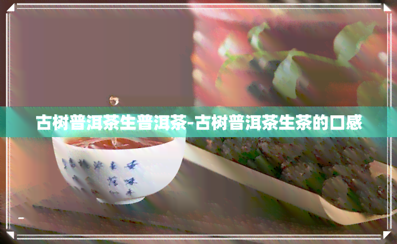 古树普洱茶生普洱茶-古树普洱茶生茶的口感