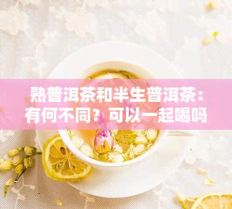 熟普洱茶和半生普洱茶：有何不同？可以一起喝吗？半生熟普洱茶的制作工艺与介绍