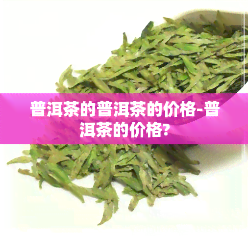 普洱茶的普洱茶的价格-普洱茶的价格?