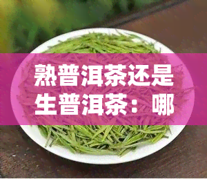 熟普洱茶还是生普洱茶：哪种更适合减肥？