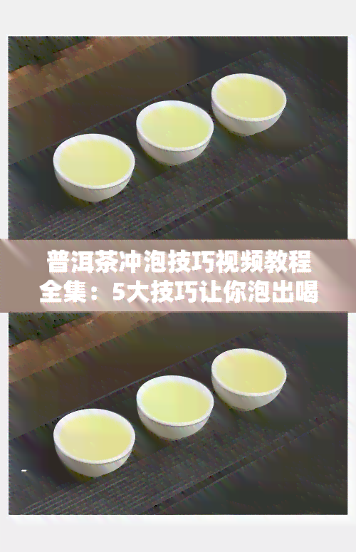 普洱茶冲泡技巧视频教程全集：5大技巧让你泡出喝的普洱茶！