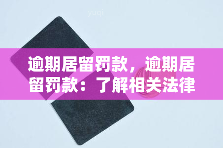 逾期居留罚款，逾期居留罚款：了解相关法律规定和处罚措