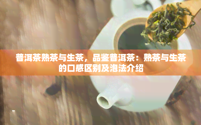 普洱茶熟茶与生茶，品鉴普洱茶：熟茶与生茶的口感区别及泡法介绍