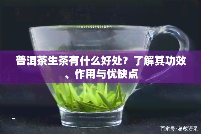 普洱茶生茶有什么好处？了解其功效、作用与优缺点