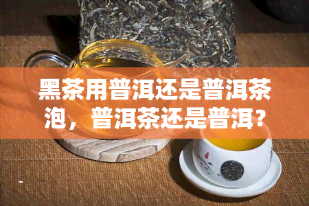 黑茶用普洱还是普洱茶泡，普洱茶还是普洱？哪种黑茶更适合你？